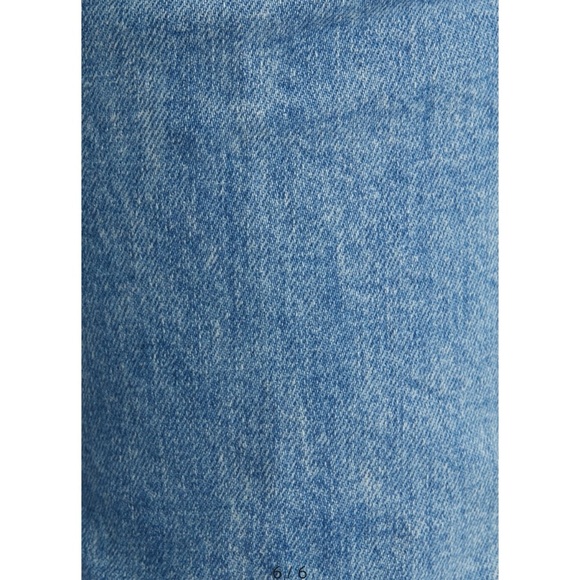 MOTHER Superior The Tripper Flood Fray Jeans Left in Dust Flare Denim Blue 26 - Picture 16 of 17